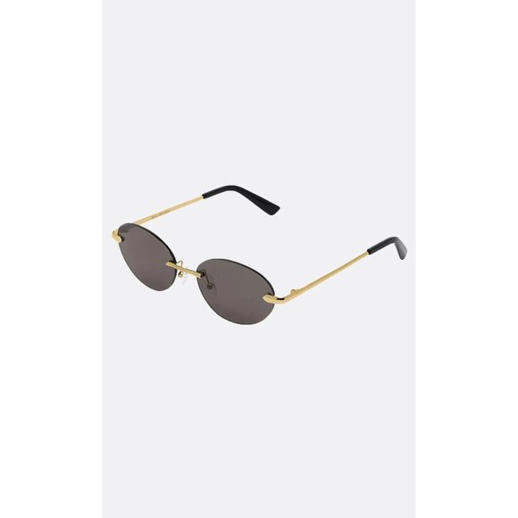 Bec + Bridge Neo Sunglasses in Gold/Black main image 8